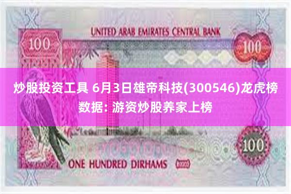 炒股投资工具 6月3日雄帝科技(300546)龙虎榜数据: 游资炒股养家上榜