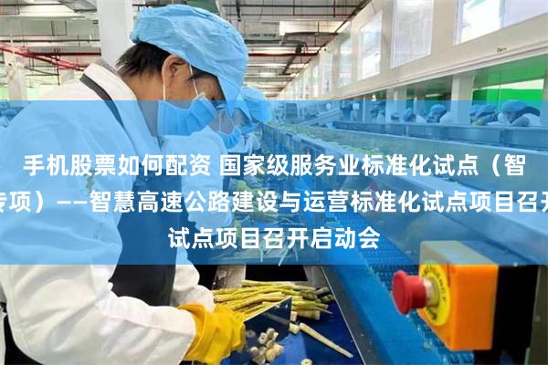 手机股票如何配资 国家级服务业标准化试点（智慧交通专项）——智慧高速公路建设与运营标准化试点项目召开启动会