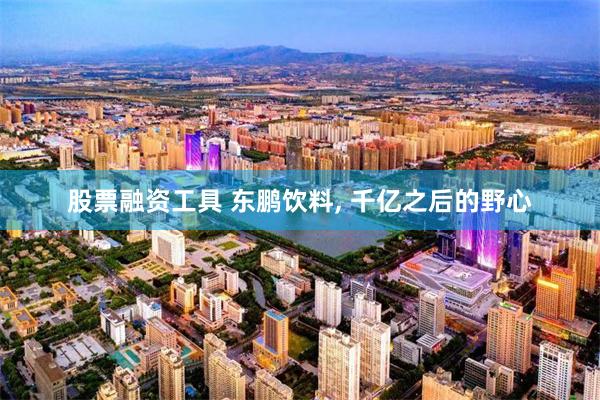 股票融资工具 东鹏饮料, 千亿之后的野心