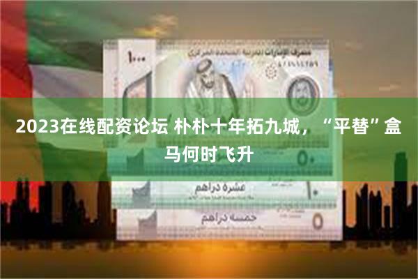 2023在线配资论坛 朴朴十年拓九城，“平替”盒马何时飞升