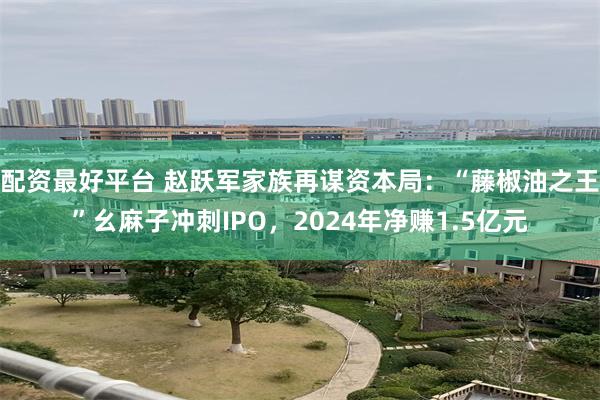 配资最好平台 赵跃军家族再谋资本局：“藤椒油之王”幺麻子冲刺IPO，2024年净赚1.5亿元