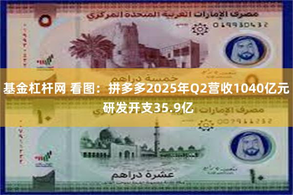 基金杠杆网 看图：拼多多2025年Q2营收1040亿元 研发开支35.9亿